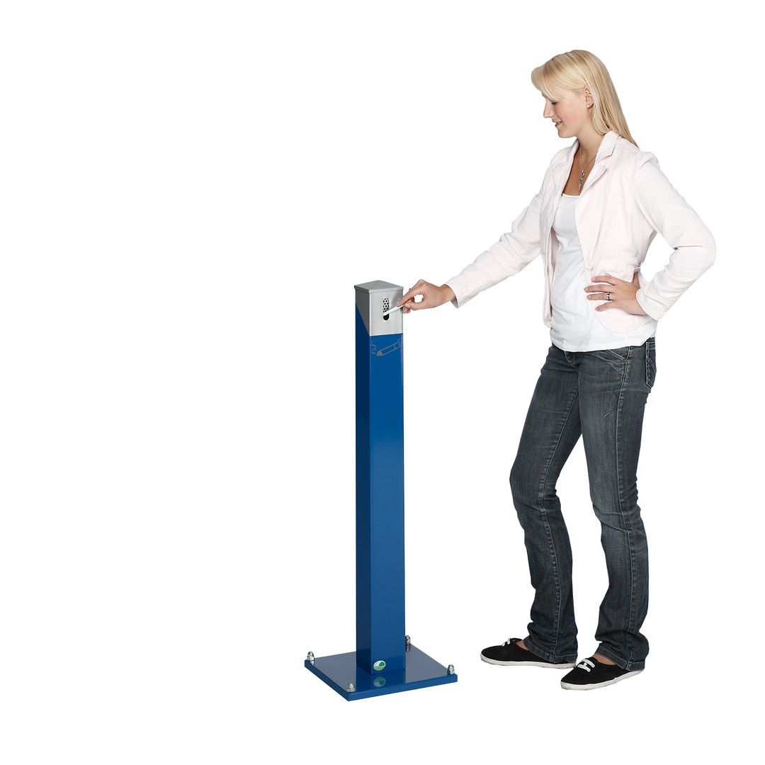Standascher eckig - 2 l - 1.005 x 300 x 300 mm (H x B x T) - anthrazit