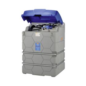 Mobile Outdoor AdBlue Tankanlage mit Klappdeckel - Tankstation mit Zapfpistole - Winterpaket - Volumen wählbar