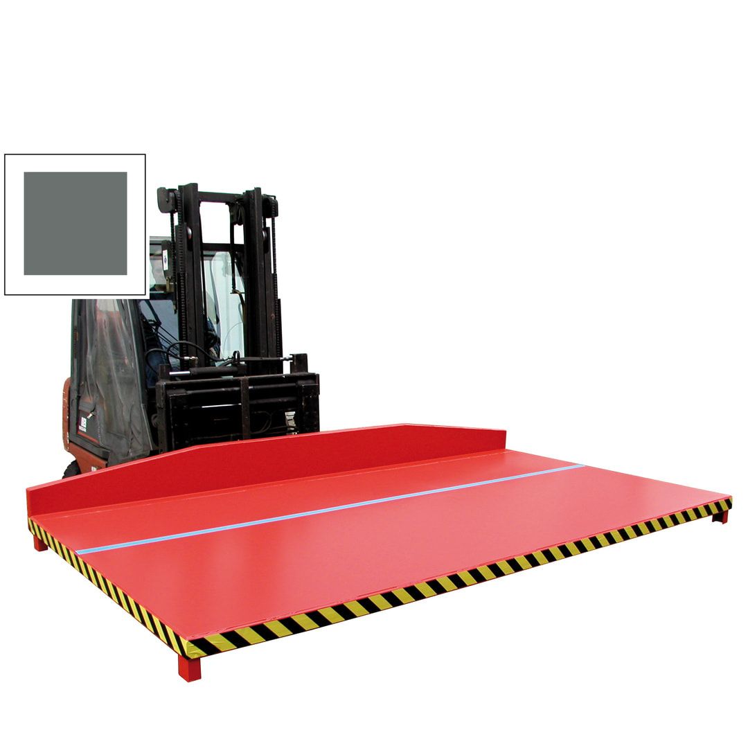 Reststoff-Sammelpalette - 2.500 x 1.540 mm (BxT) - 2.000 kg - feuerrot