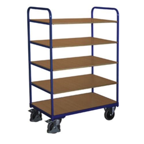 Etagenwagen - 2 Wände - 3 Etagen - (BxT) 500 x 850 mm - Traglast 250 kg