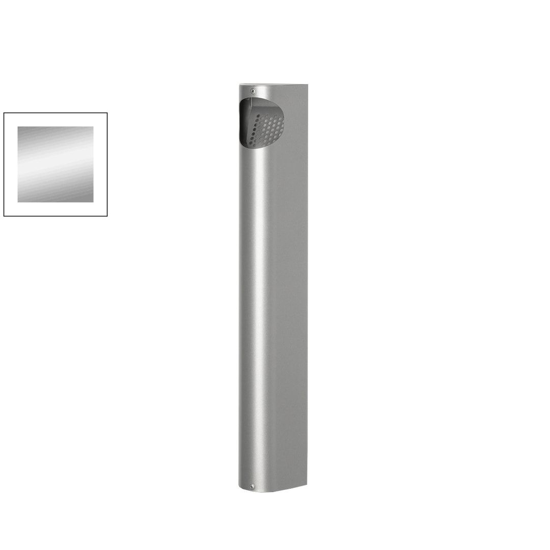Wandascher - Volumen 4 l - 550 x 74 x 110 mm (HxBxT) - Edelstahl