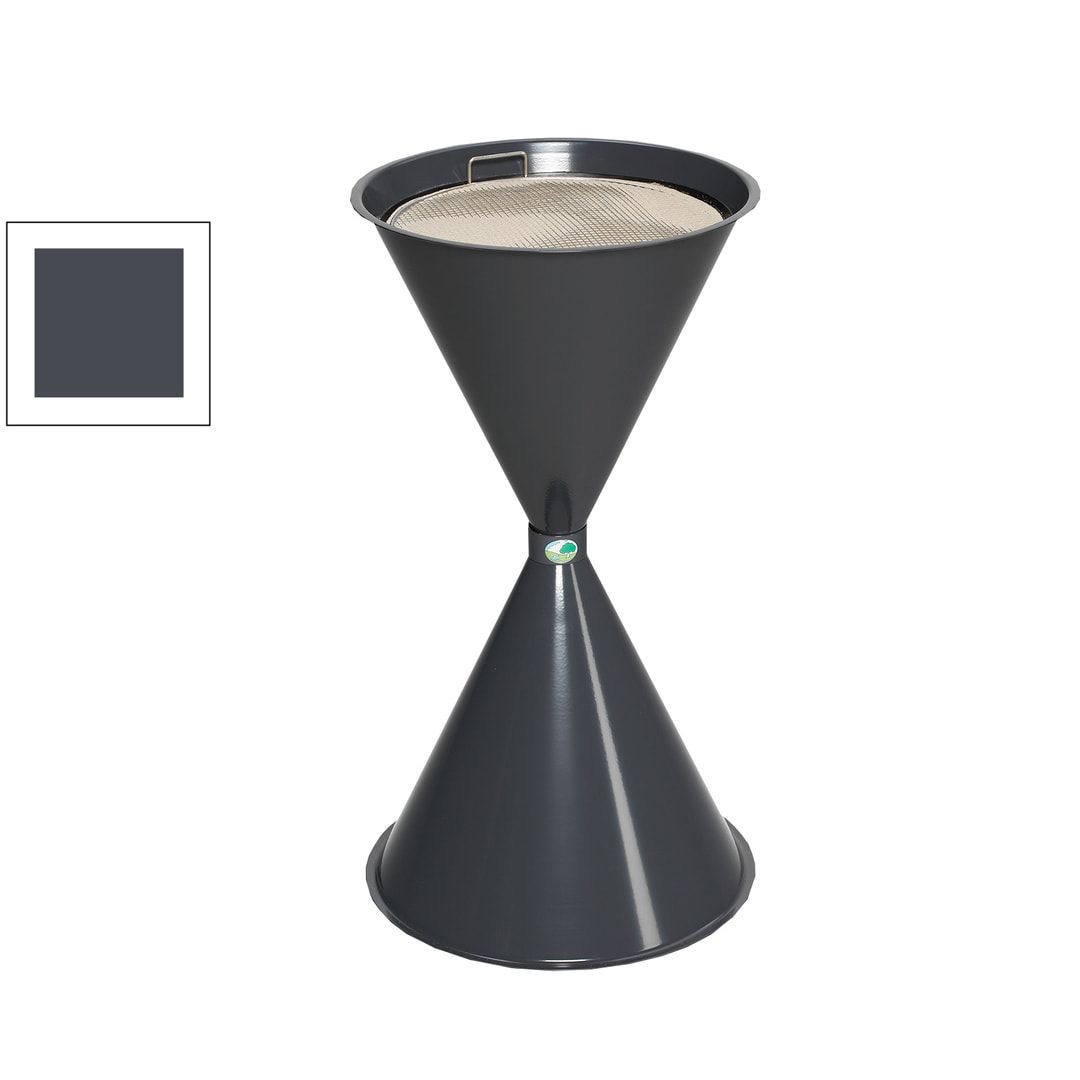 Standascher - 730 x 400 mm - Schale, Sieb - Antik silber