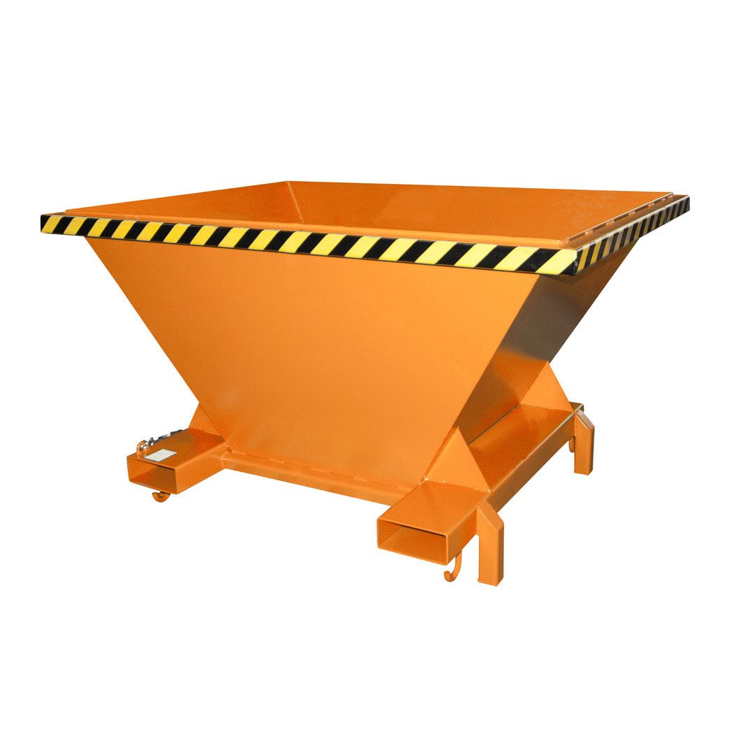 Befülltrichter für Big-Bags und Container - 990 x 1.710 x 1.320 mm (HxBxT) - feuerrot (RAL 3000)
