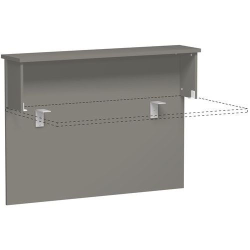 Anbau Thekenelement, Anbaumodul, 25 mm Dreischicht-Feinspan, 1.025 x 1.000 x 300 mm (HxBxT), Dekor Ahorn