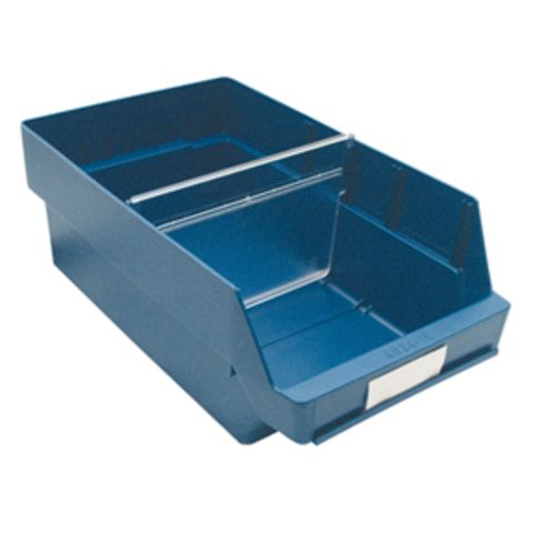 Regalkästen - PP - 150x240x400 mm - 10 Stück - Sortierkästen - Farbe blau
