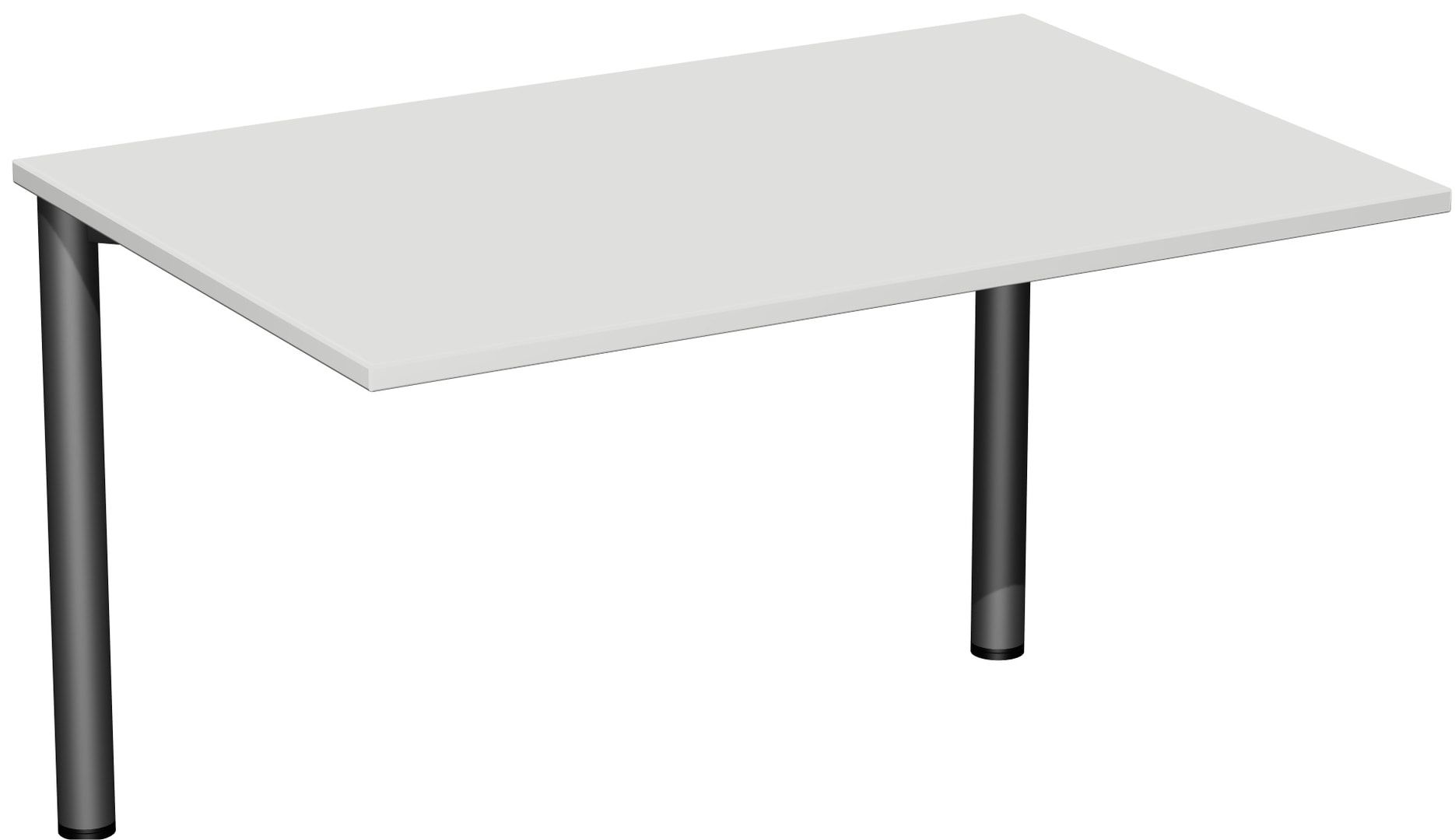 Schreibtisch - 4-Fuß Flex - Bürotisch - 720 x 1.200 x 600 mm (HxBxT) - Gestell anthrazit - Ahorn