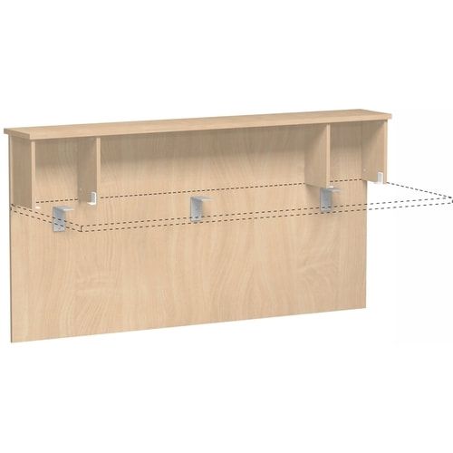Anbau Thekenelement, Anbaumodul, Fachseiten, 25 mm Dreischicht-Feinspan, 1.025 x 1.800 x 300 mm (HxBxT), Dekor Ahorn