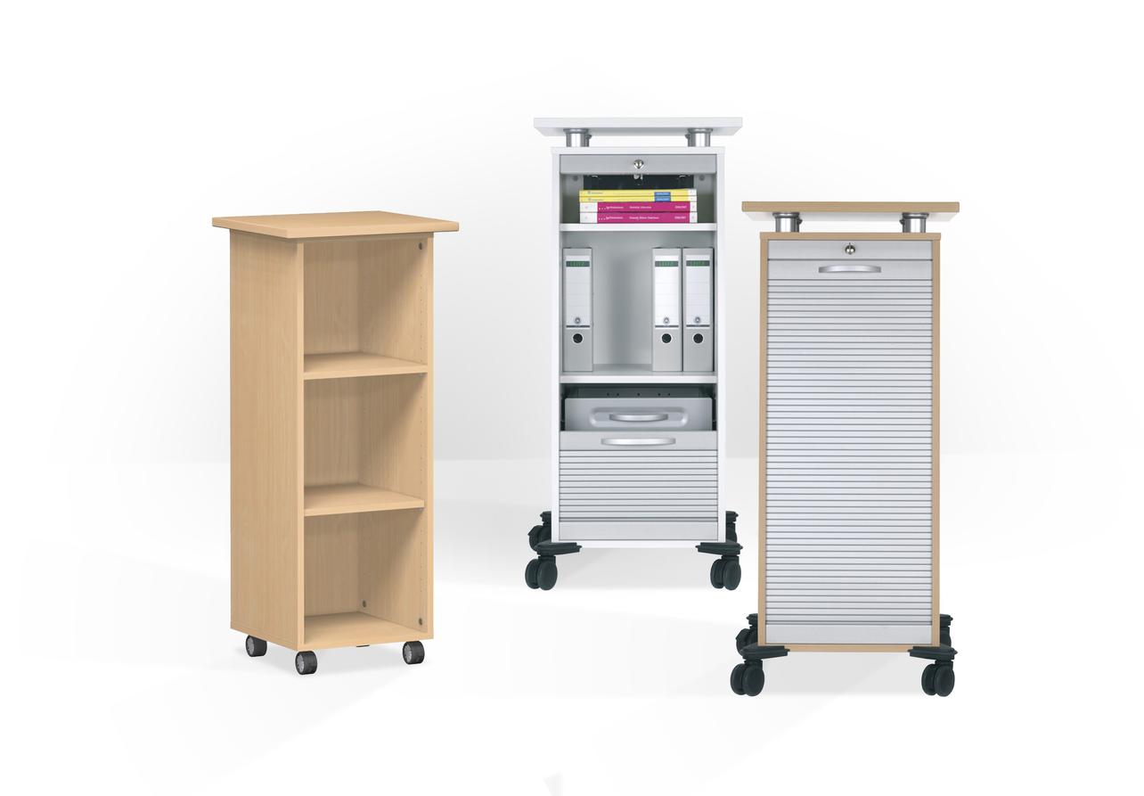 Rollcontainer und Funktionsmöbel