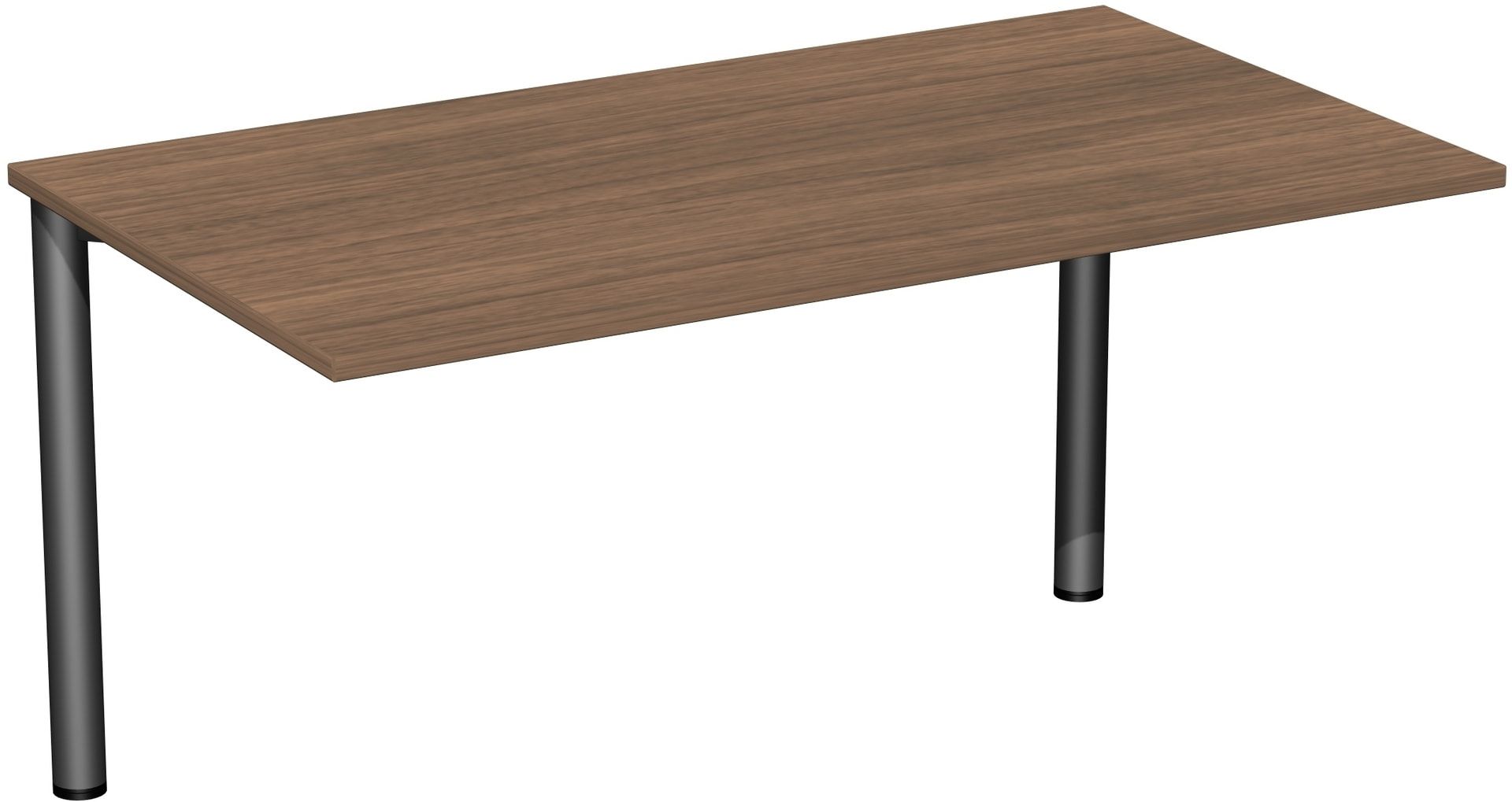 Schreibtisch - 4-Fuß Flex - Bürotisch - 720 x 1.000 x 800 mm (HxBxT) - Gestell anthrazit - Ahorn