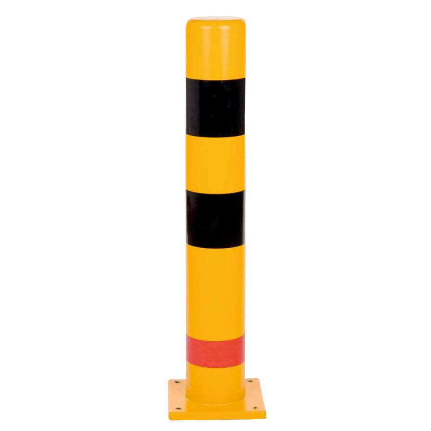 Rammschutz Poller - Durchmesser 159 mm - 1.000 x 250 x 250 mm (HxBxT) - mit Reflektoren
