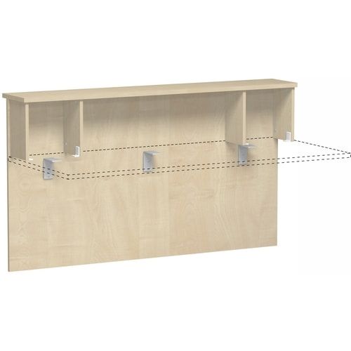 Anbau Thekenelement, Anbaumodul, Fachseiten, 25 mm Dreischicht-Feinspan, 1.025 x 1.800 x 300 mm (HxBxT), Dekor Ahorn