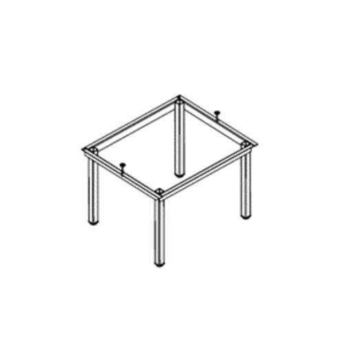 Untergestell aus Stahl,Unterbau, für Garderobenschrank, 390 x 590 x 490 mm (HxBxT), Gestellfarbe anthrazitgrau
