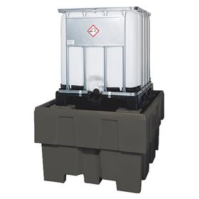 PE - Auffangwanne IBC/KTC - 860 x 1.280 x 1.660 mm (HxBxT) - Vol. 1.000 l - Ausführung wählbar