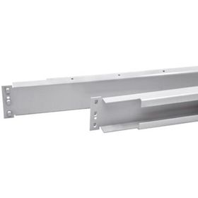 Längsträger für Fachteilerstäbe - Breite 875 mm - weißaluminium