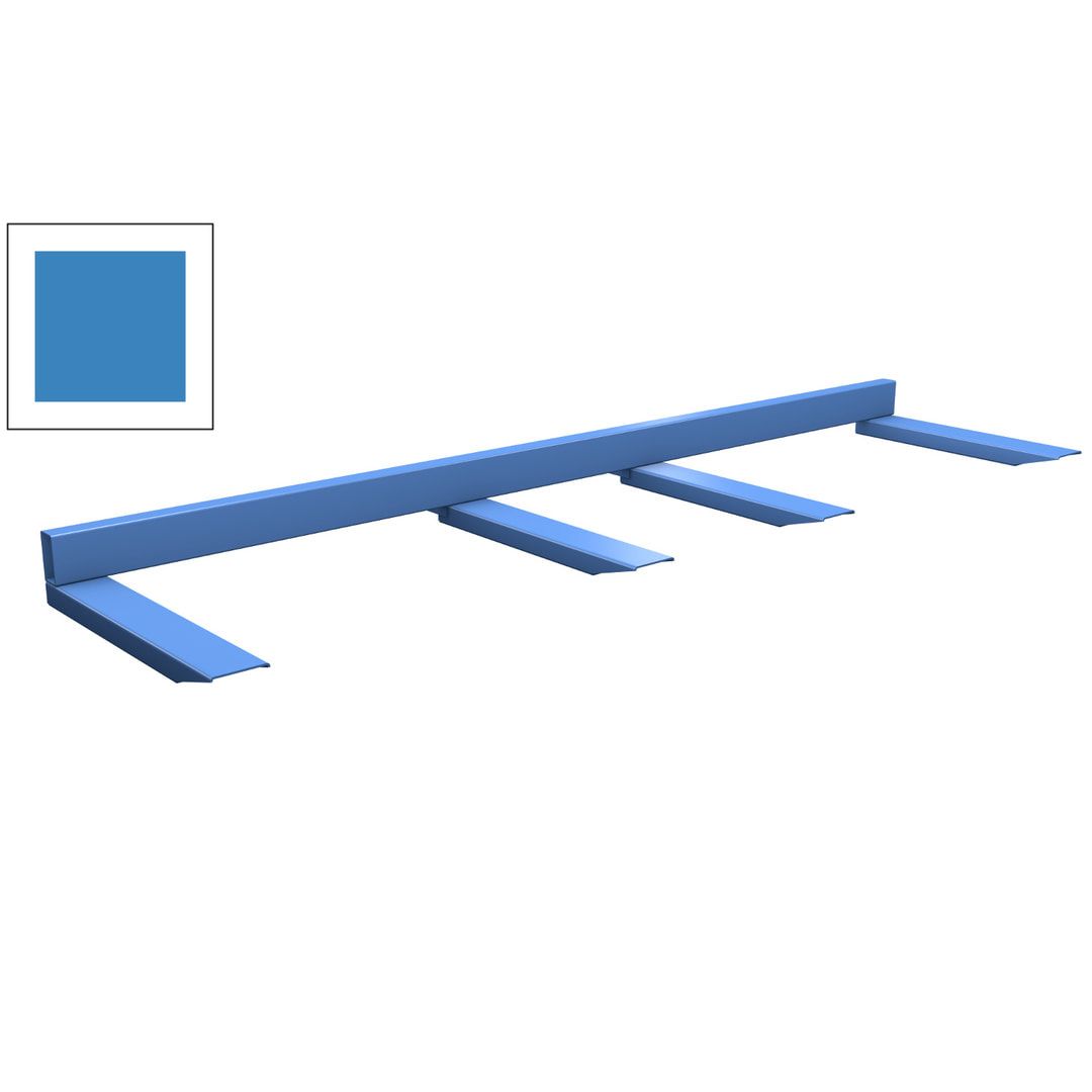 Langguttraverse - Traglast 1.500 kg - Nutztiefe 1.200 mm - 280 x 2.000 x 1.390 mm (HxBxT) - feuerrot