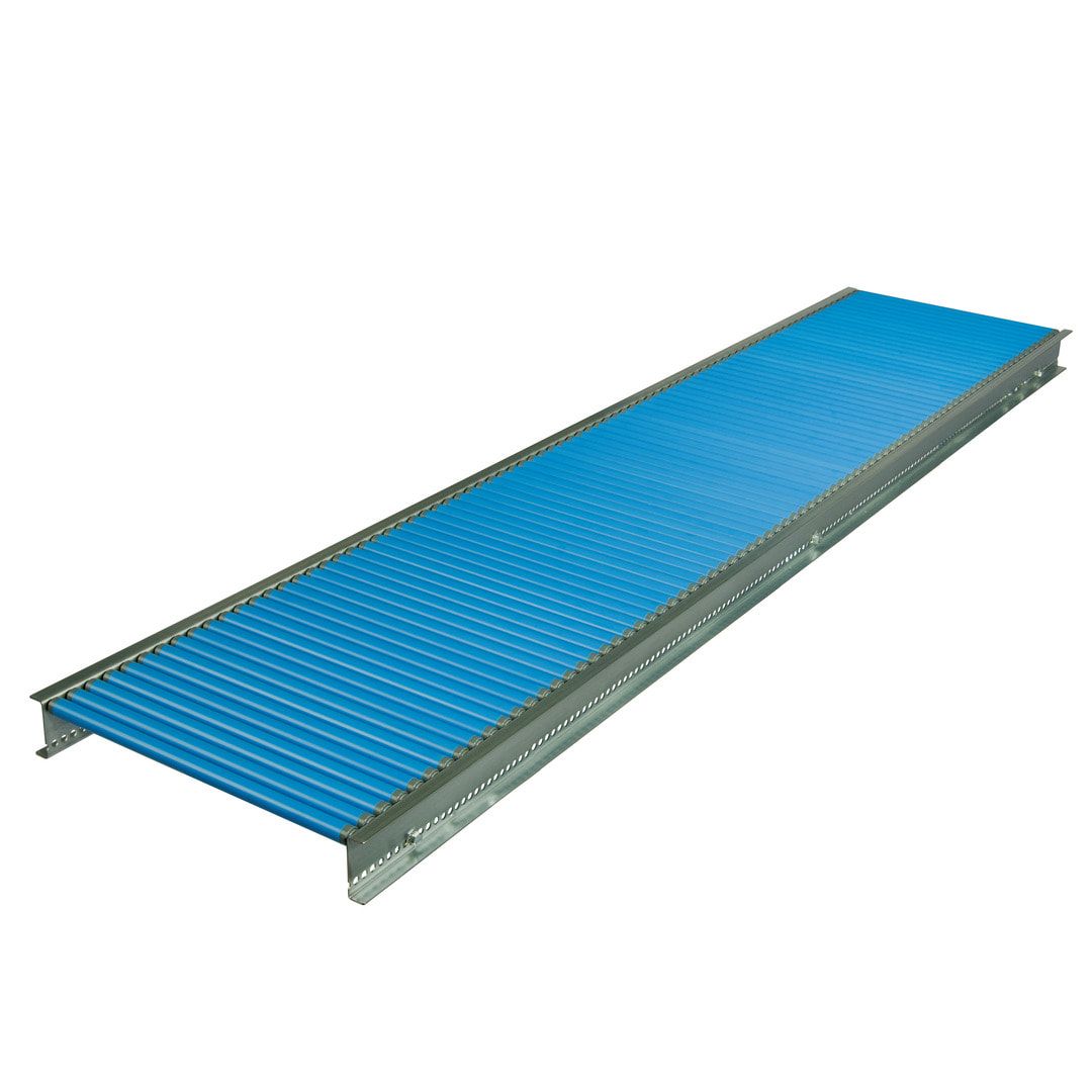 Klein-Rollenbahn - 100 x 1.000 mm (BxL) - 20 mm Kunststoffrollen