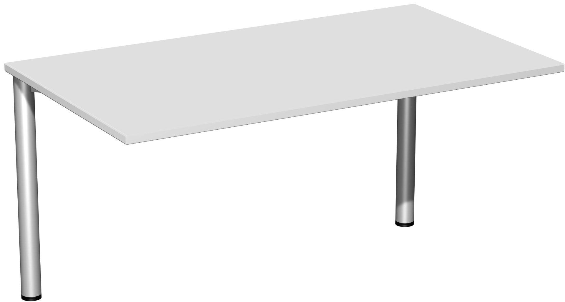 Schreibtisch - 4-Fuß Flex - Bürotisch - 720 x 1.000 x 800 mm (HxBxT) - Gestell anthrazit - Ahorn
