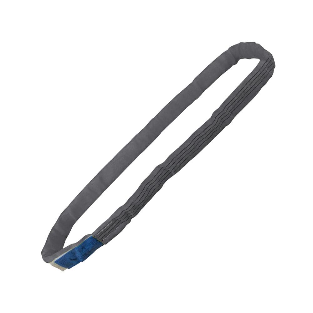 Rundschlinge, Hebeschlinge, Doppelmantel, Polyester, für Hebezeuge, Krane, Stapler, Traglast 1.000 kg, Nutzlänge 1 m, Farbe Violett, hitzebeständig