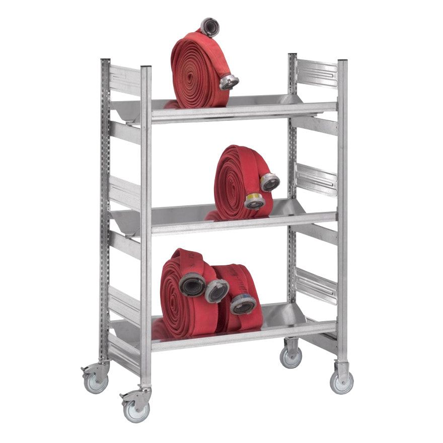 Schlauchregal - Fachlast 100 kg - mobile Ausführung - Grundfeld