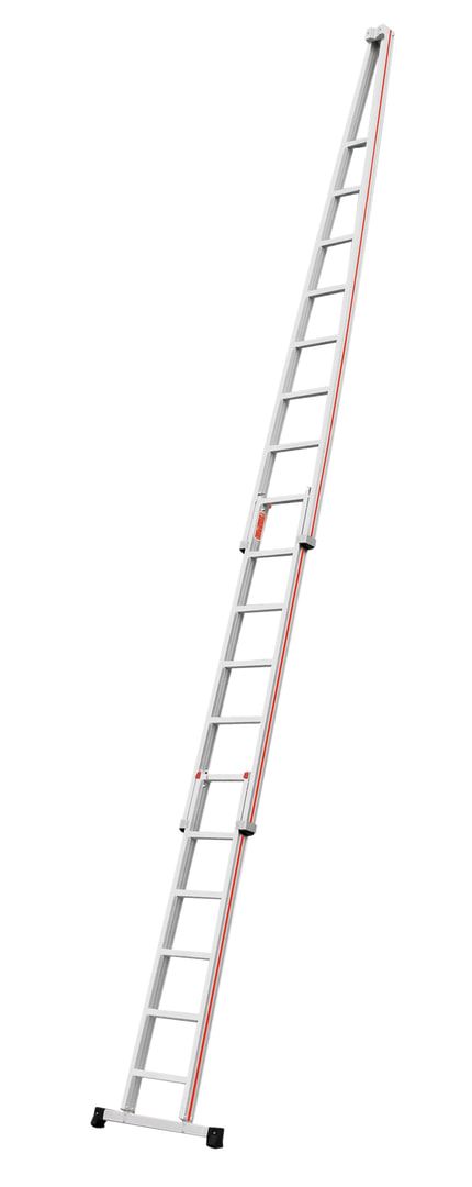 Glasreinigerleiter - Fensterputzleiter - 2-teilig - standsicher - Länge 4.300 mm - Hymer