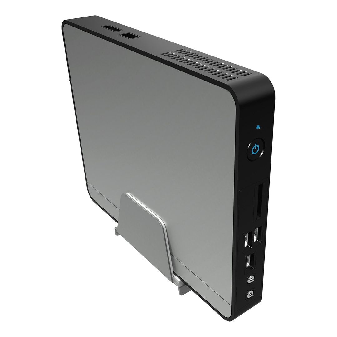 Thin-Client-Halterung, Computerhalterung, für Monitorarm, Workstation, Viewmate, 42 - 65 mm, höhenverstellbar