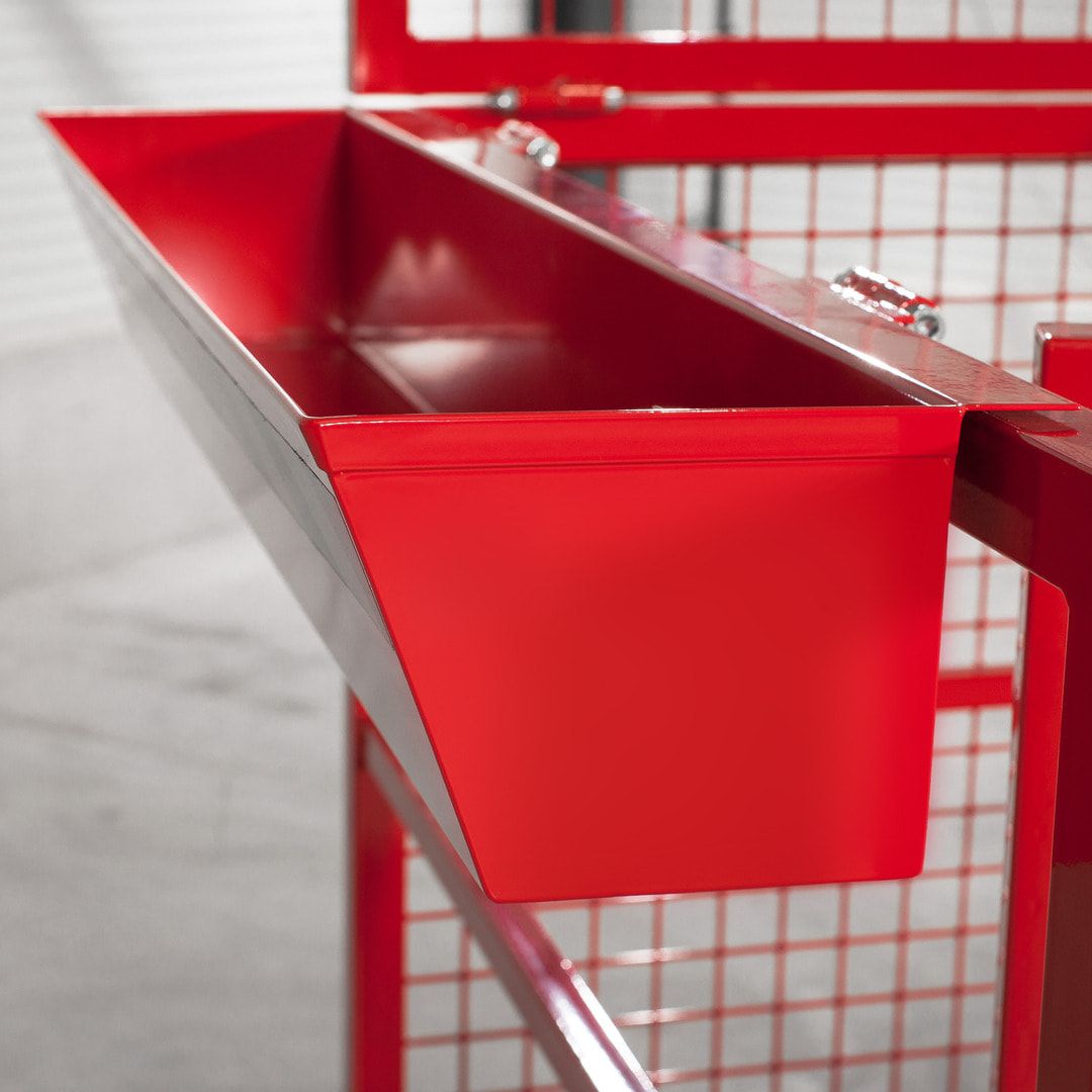 Arbeitskorb für Gabelstapler - Arbeitsbühne - Montagebühne - Staplerkorb - Traglast 300 kg - 1.910 x 800 x 1.200 mm - enzianblau