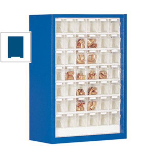 Kleinteilemagazin - Hängeschrank - 910x665x250 mm - 16 Kästen - 1 Größe - enzianblau