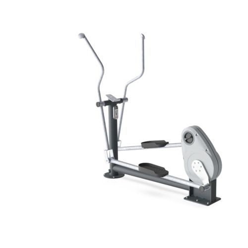Crosstrainer, gelenkschonend, intuitiv, 10 Stufen, gewichtetes Schwungrad, Telefonhalter, Mulitmedia, 1.670 x 700 x 1.650 mm (HxBxT), Orange