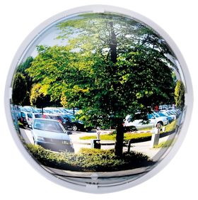 Verkehrsspiegel, Parkplatzspiegel, rund, 180 Grad Blickwinkel, verschiedene Größen, bis 10 m Beobachterabstand, Ausfahrtspiegel, Beobachtungsspiegel