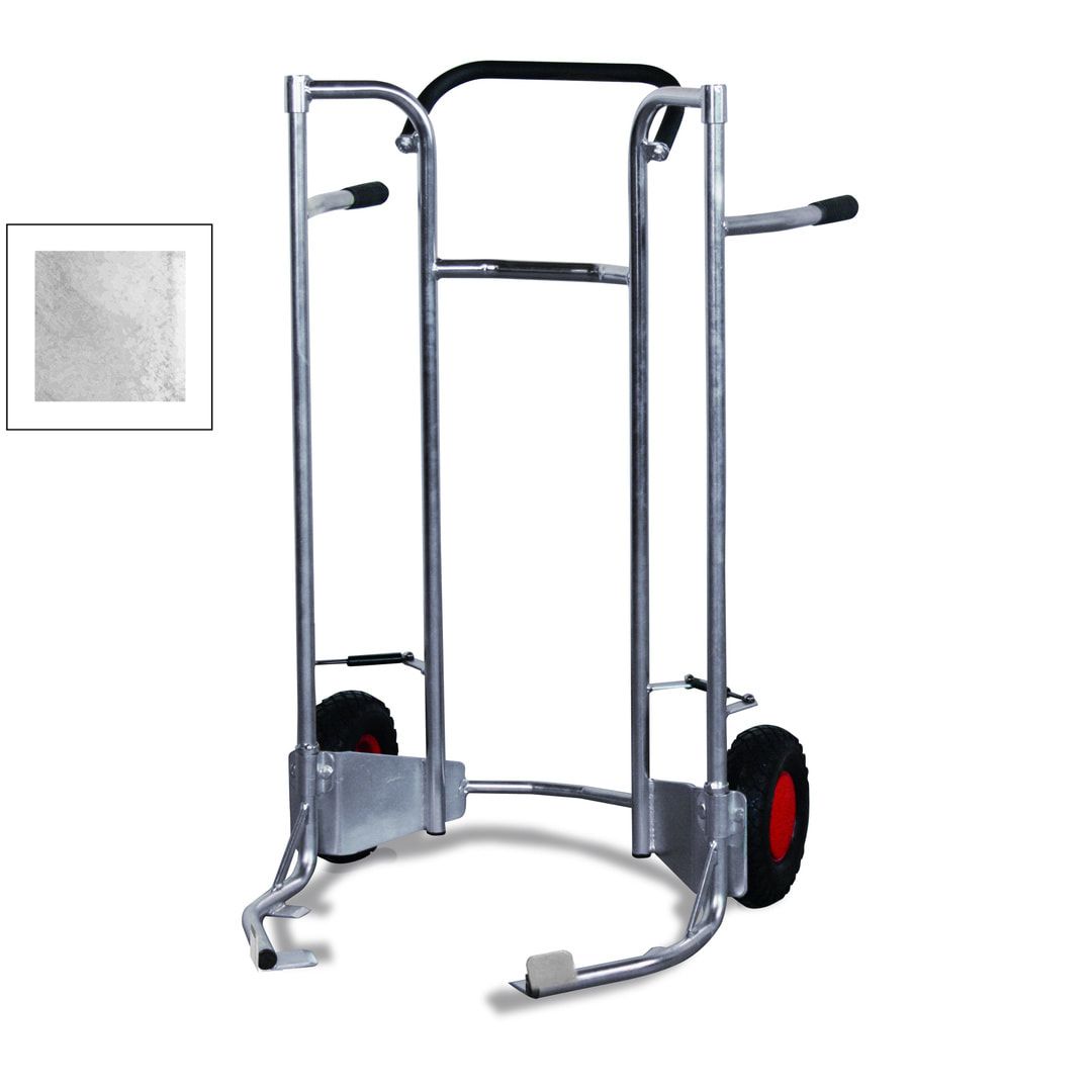 Reifenkarre - Traglast 200 kg - 1.150 x 695 x 705 mm (HxBxT) - Luftbereifung - enzianblau