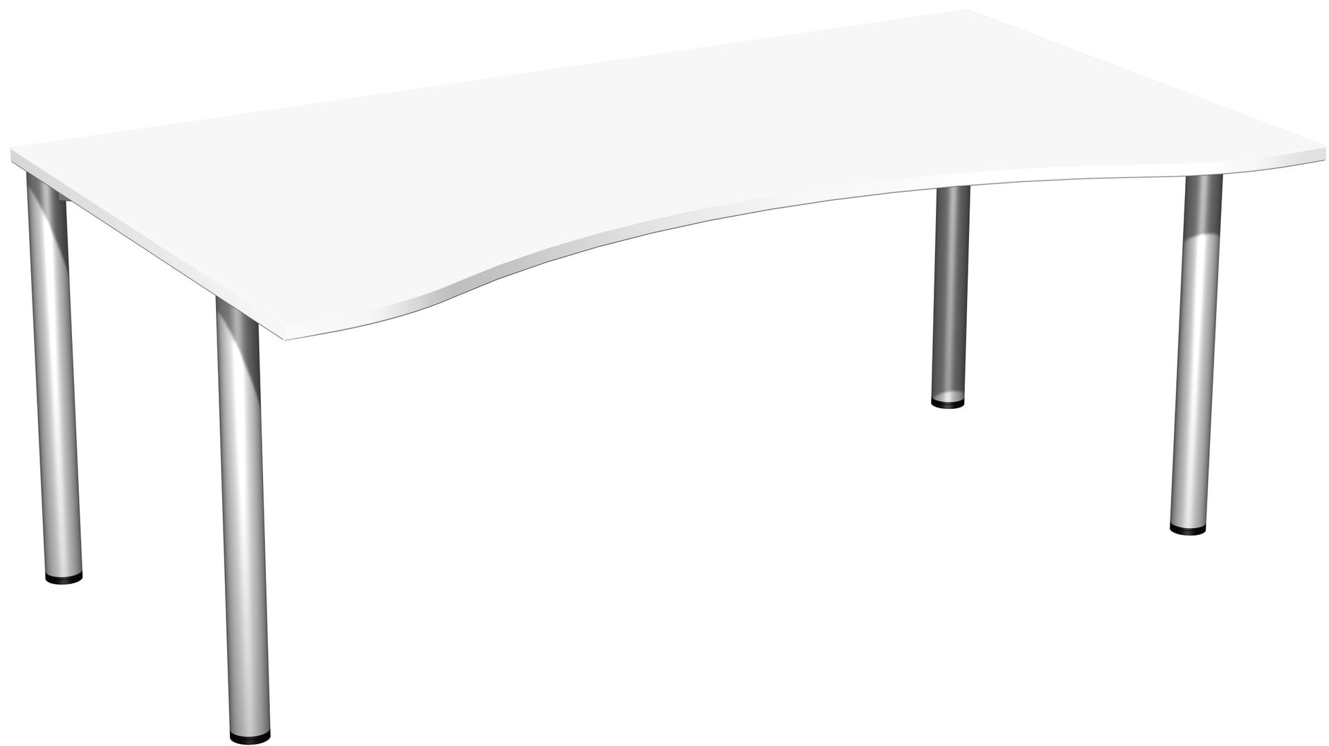 Ergo-Schreibtisch - 4-Fuß Flex - Bürotisch - 720 x 1.600 x 1.000 mm (HxBxT) - Gestell anthrazit - Ahorn