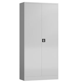 Aktenschrank, Büroschrank, abschließbar, Flügeltüren, 4 Fachböden, 1.945 x 920 x 420 mm (HxBxT), Stahl, Farben wählbar
