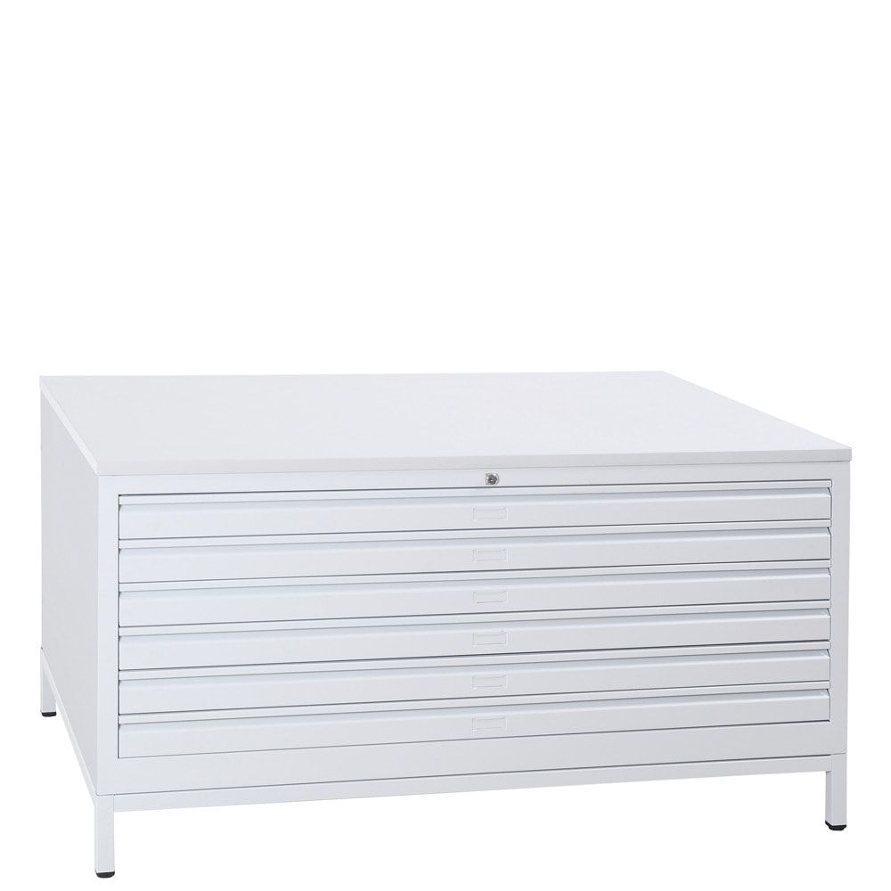Untergestell, Füße, Planungsschrankuntergestell A0, 150 x 1.400 x 950 mm (HxBxT), Farbe: lichtgrau