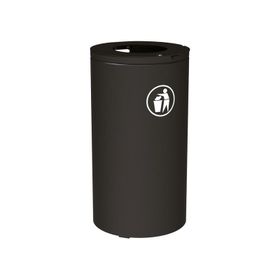Abfalleimer - 120 Liter - 450 x 845 mm (DxH) - mit Verankerungsstäben - Farbe wählbar