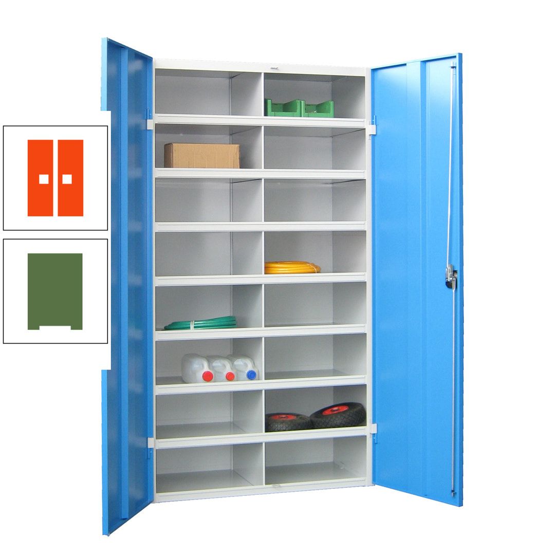 Aktenschrank - Fächerschrank - Sortierstation - 16 Fächer - Büroschrank - Dokumentenablage - 1.800 x 1.000 x 530 mm (HxBxT) - anthrazitgrau