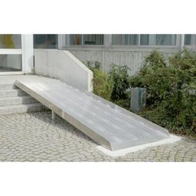 Rollstuhlrampe, Überfahrrampe, Treppenrampe, Türschwellenrampe, Aluminiumrampe, Breite 800 mm, Länge wählbar