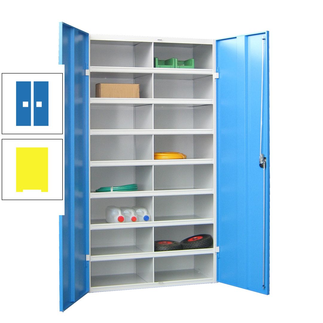 Aktenschrank - Fächerschrank - Sortierstation - 16 Fächer - Büroschrank - Dokumentenablage - 1.800 x 1.000 x 530 mm (HxBxT) - anthrazitgrau