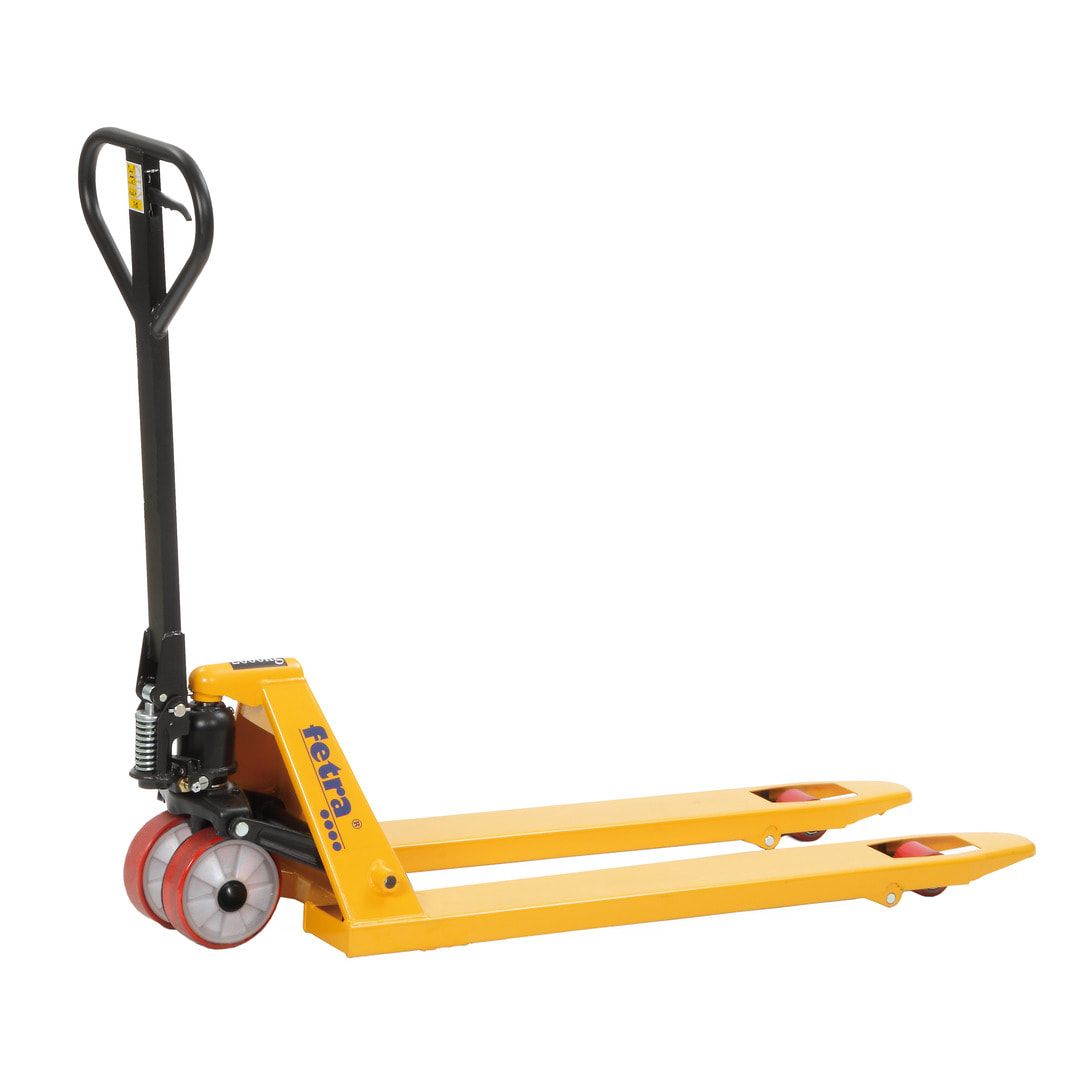 Fetra - Handgabelhubwagen - Tragkraft 2.000 kg - 540 x 1.150 mm (BxT) - Lenkräder Polyurethan
