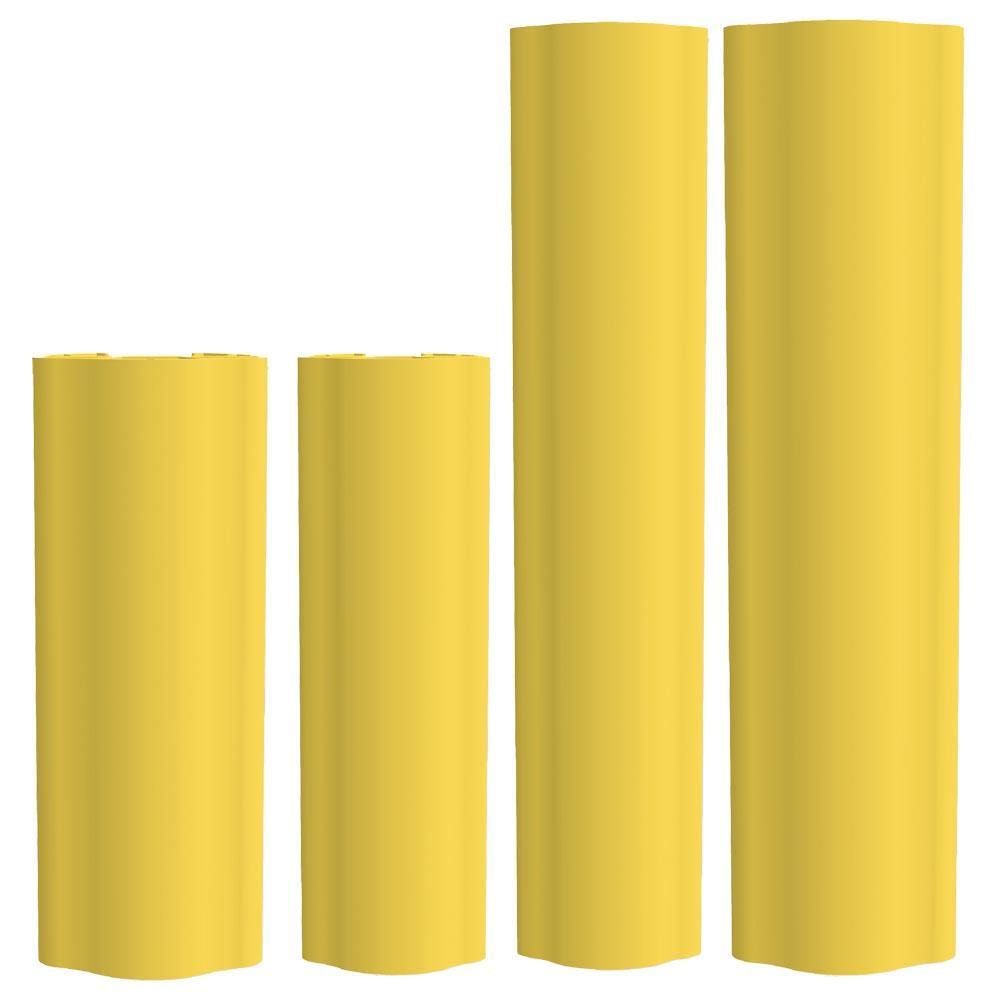 Regalschutz ALFA d-flexx für Regalstützen, für Stützbreiten 100 - 125 mm, Höhe: 400 mm, Polyethylen (PE), Rammschutz, Anfahrschutz
