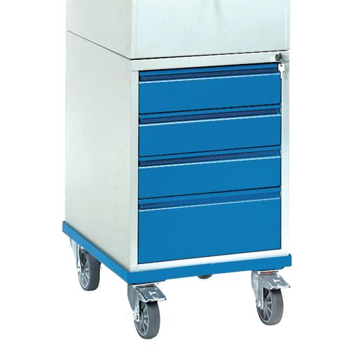 Fetra - Rollpult m. Schreibpultaufsatz - (BxT) 550 x 650 mm - 3 Böden