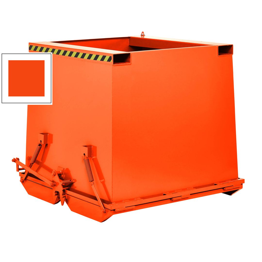 Klappbodenbehälter - 1.000 l Volumen - Traglast 2.000 kg - enzianblau