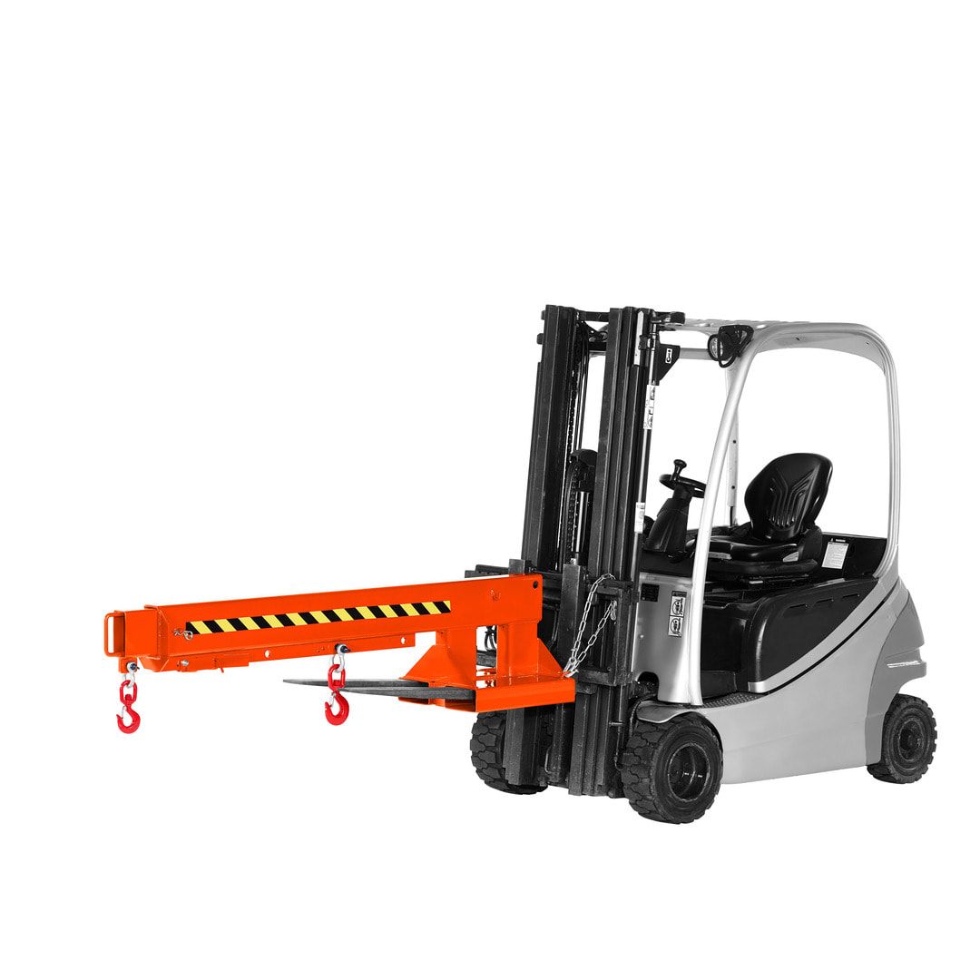 Kranarm für Gabelstapler - max. Traglast 5.000 kg - Länge 2.220 - 3.720 mm - anthrazitgrau