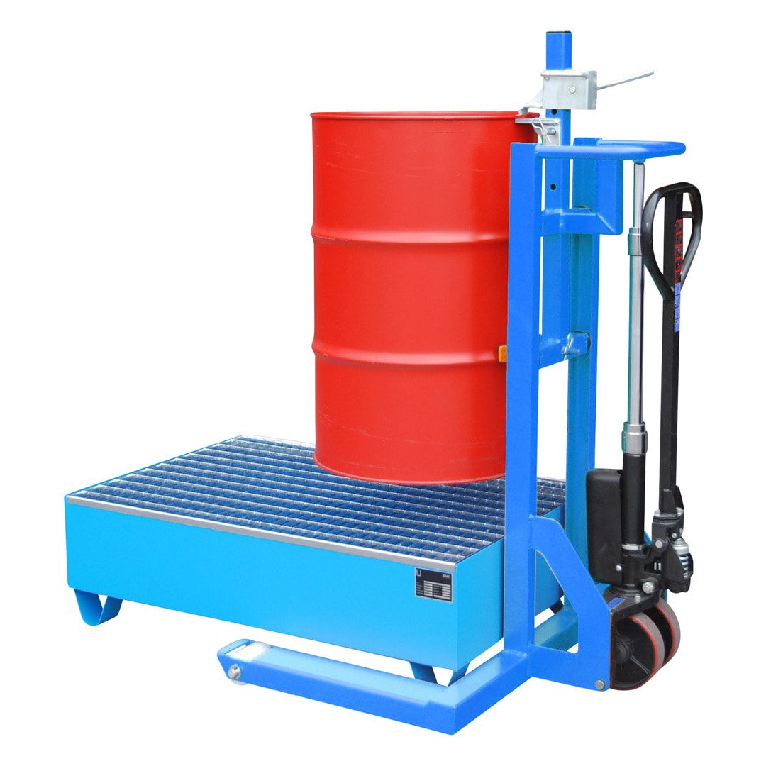 Fassheberoller - Traglast 300 kg - hydraulisch - Fassgreifer - feuerverzinkt