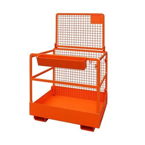 Arbeitsbühne, Arbeitsplattform Eichinger, Drahtgitter, 2 Personen, für Frontstapler, rutschsicher, 2.000 x 1.090 x 1.200 mm (HxBxT), anthrazitgrau