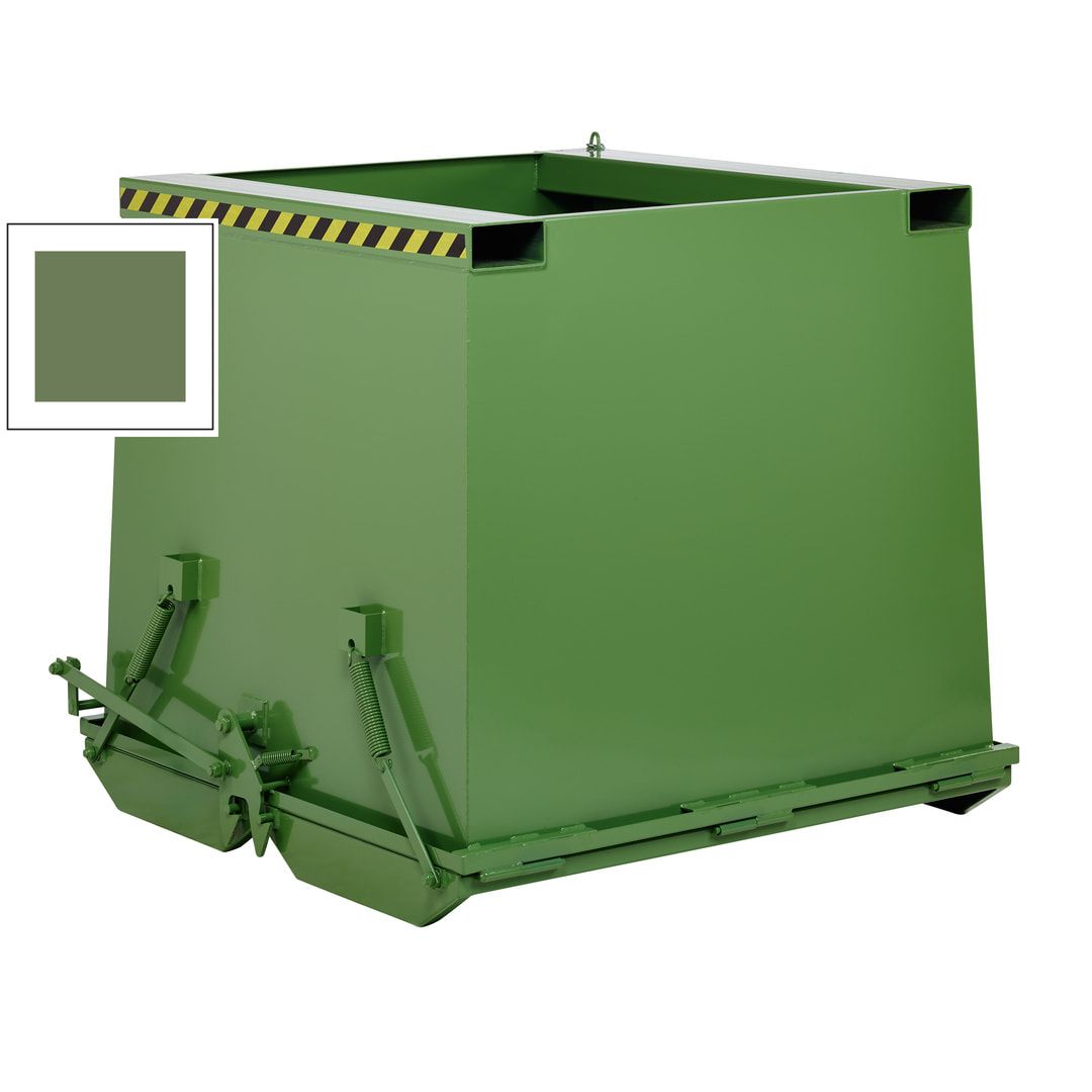 Klappbodenbehälter - 1.000 l Volumen - Traglast 2.000 kg - enzianblau