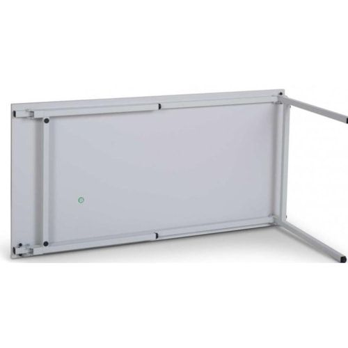 Klapptisch - Mehrzwecktisch - 750 x 1.200 x 600 mm (HxBxT) - Gestell lichtgrau - Tischplatte grau