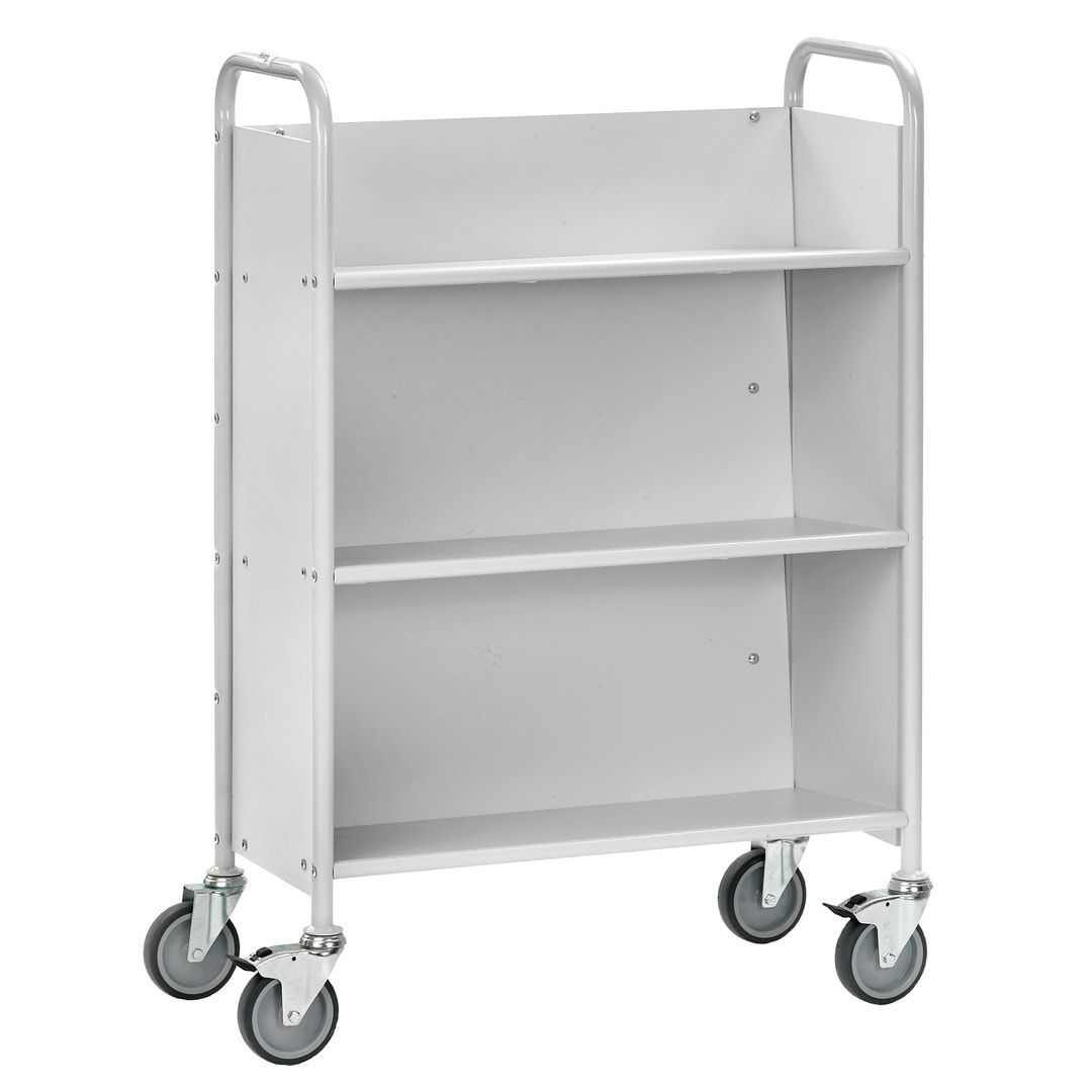 Fetra - Bürowagen - Tragkraft 150 kg - (BxT) 770 x 320 mm - 3 geneigte Fächer