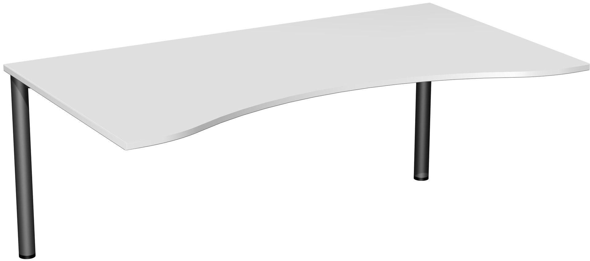 Ergo-Schreibtisch - 4-Fuß Flex - Bürotisch - 720 x 1.600 x 1.000 mm (HxBxT) - Gestell anthrazit - Ahorn