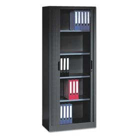 C+P Omnispace, Rollladenschrank, Aktenschrank, Büroschrank, Stahlschrank, abschließbar, 4 Fachböden, Farbe wählbar, 1.980 x 1.000 x 420 mm (HxBxT)