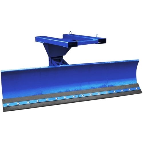 Eichinger Schneepflug, Gummischürfleiste, Taschen oben, Kettensicherung, 2-fach verstellbar, Schildbreite 1.500 mm, Farbe anthrazitgrau
